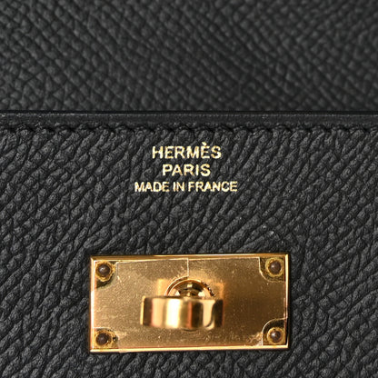 Hermes Epsom Kelly Longue Wallet Black 6 of 6