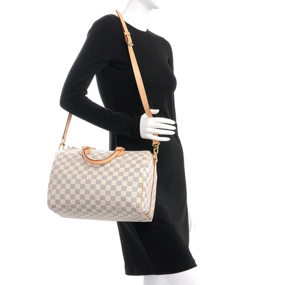 Louis Vuitton Damier Azur Speedy Bandouliere 30 2 of 10