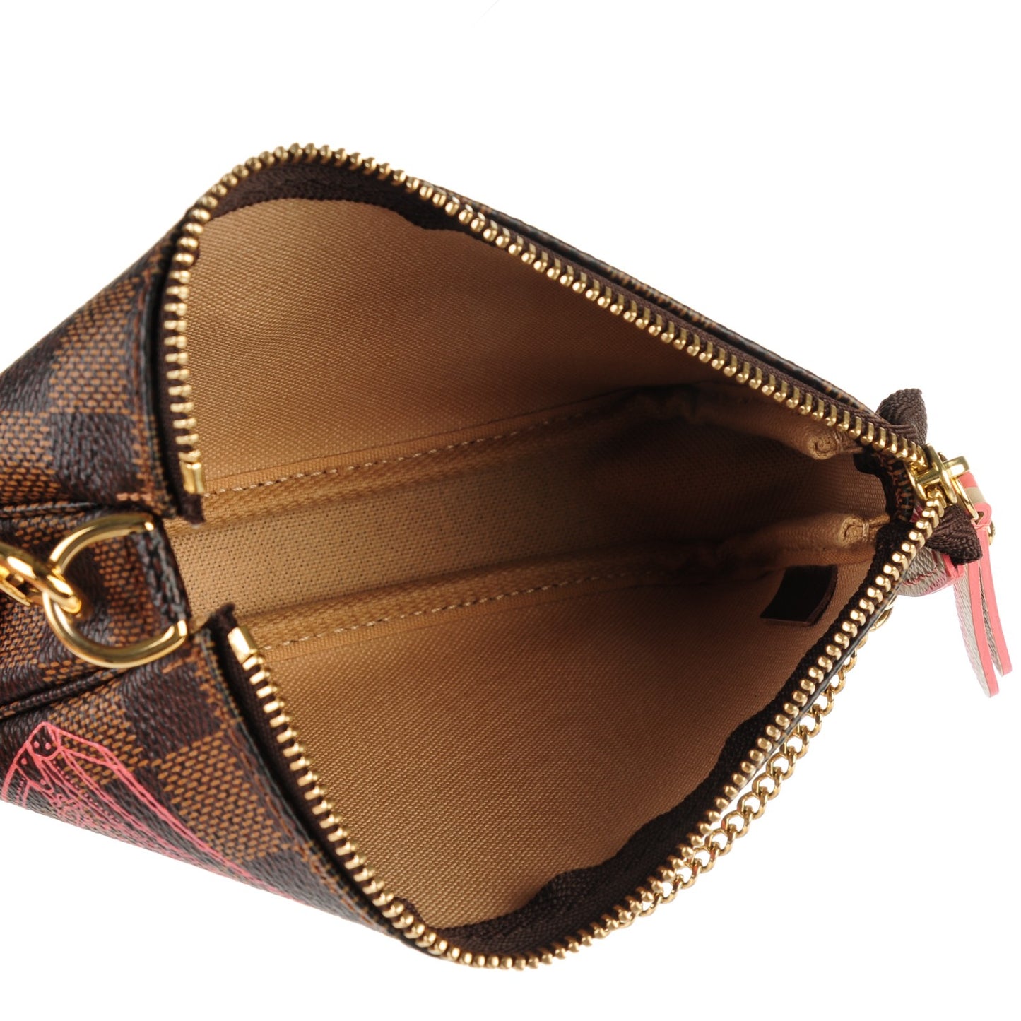 Damier Ebene 2014 Christmas Animation Mini Pochette Accessories