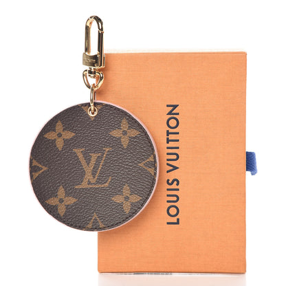 Louis Vuitton Monogram LV Mirror Bag Charm Key Holder Rose Ballerine 6 of 6