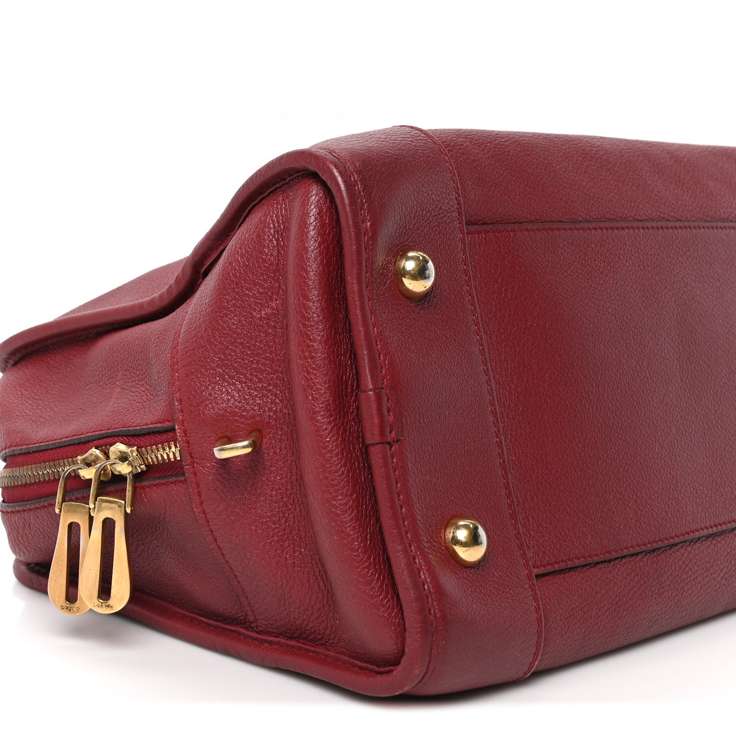 Loewe Calfskin Amazona 36 Burgundy 8 of 9