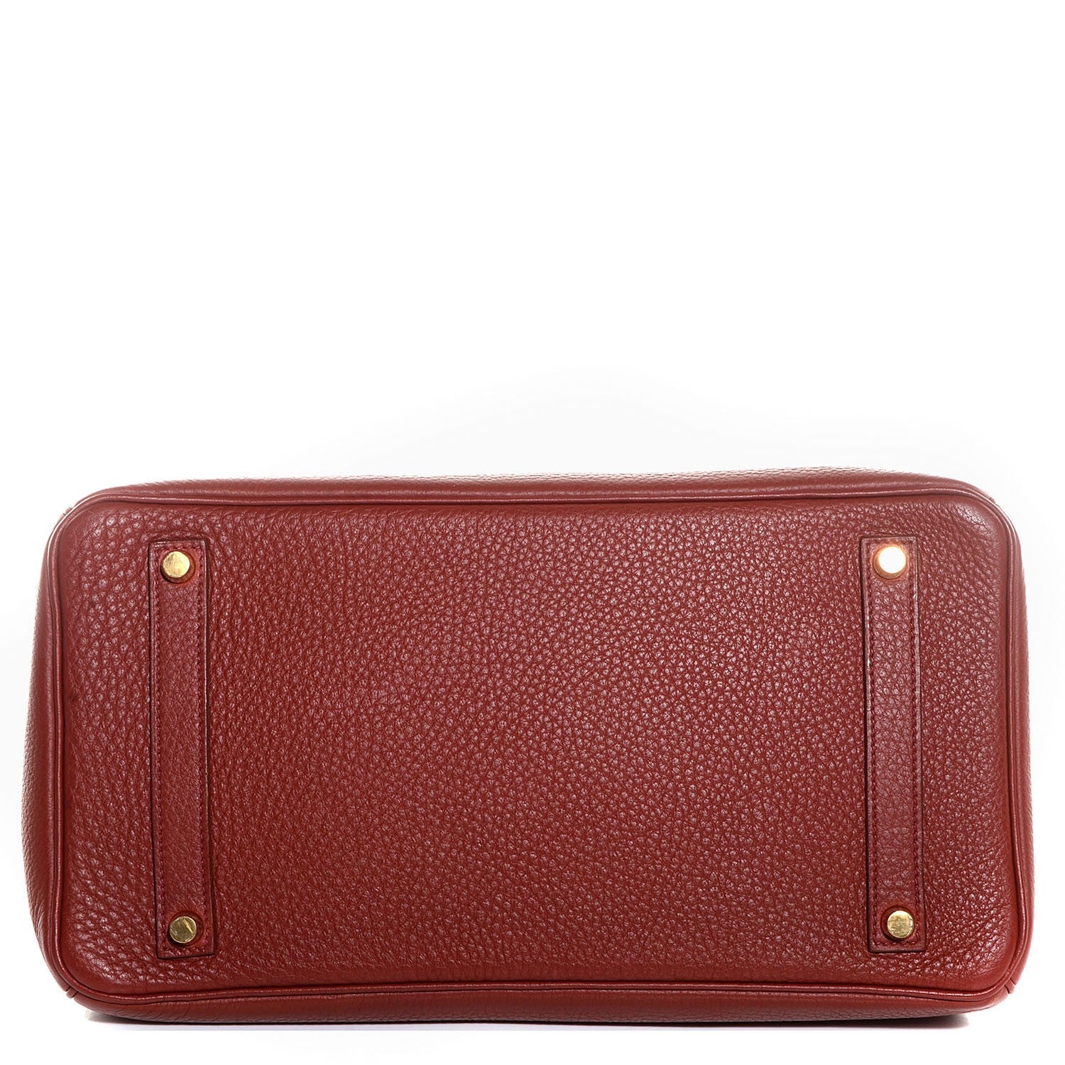 Hermes Taurillon Clemence Birkin 35 Brique 25 of 25