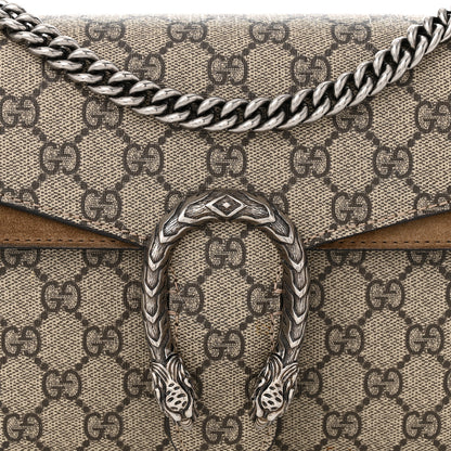Gucci GG Supreme Monogram Small Dionysus Shoulder Bag Taupe 8 of 10