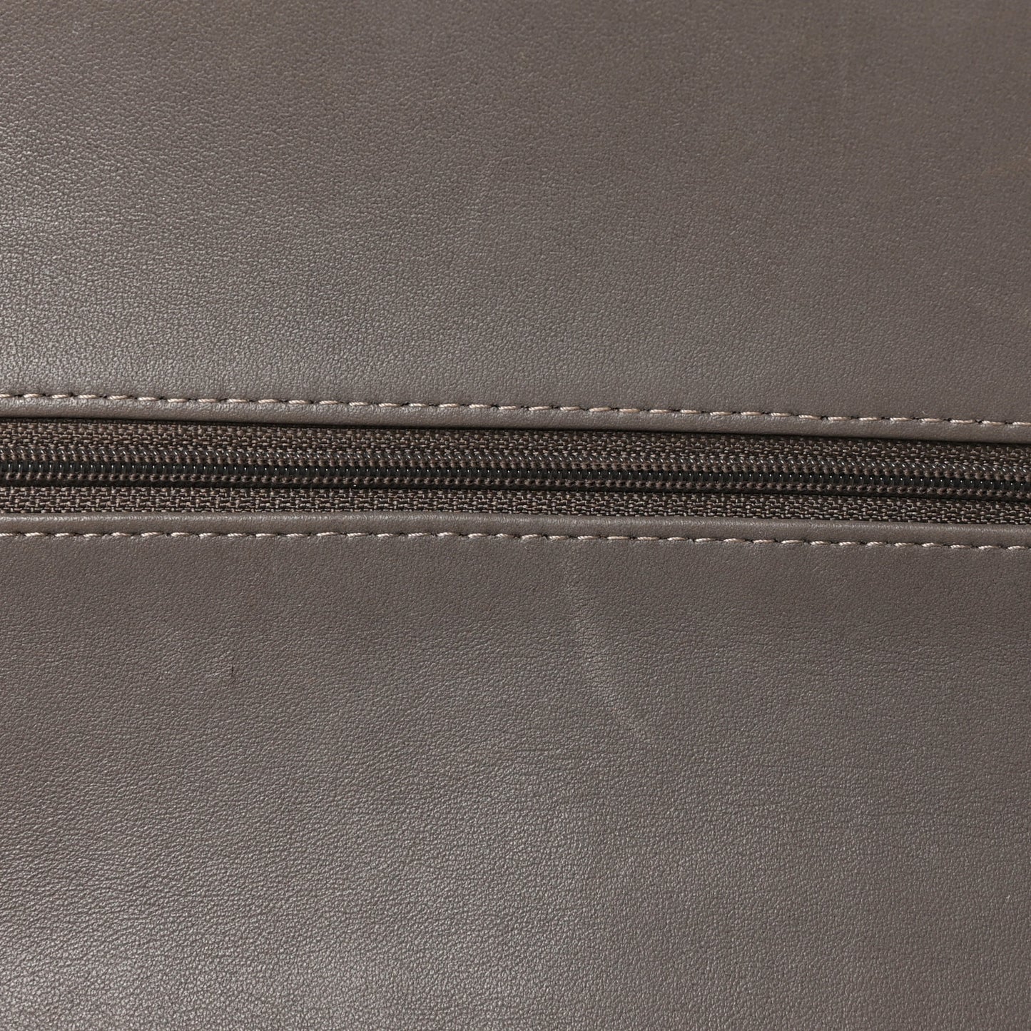 Patent Calfskin Quilted Jumbo Double Flap Grey