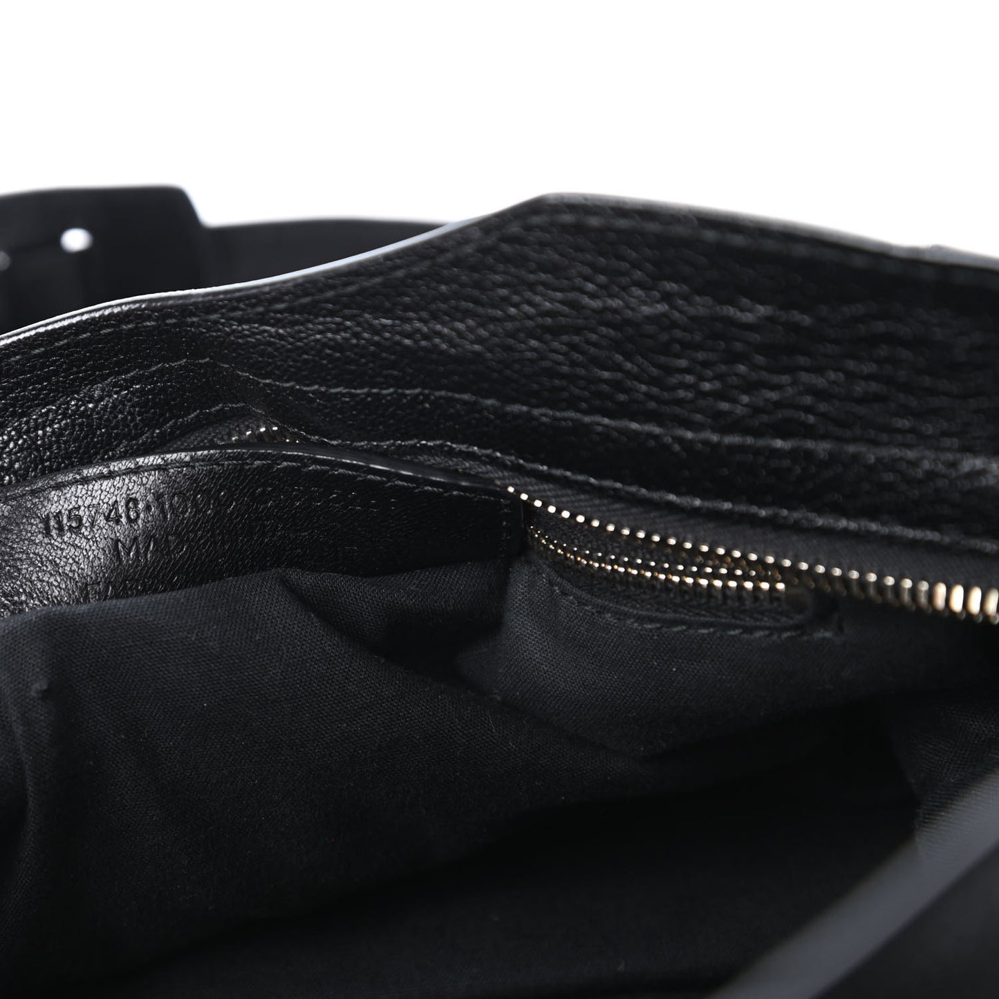 Chevre Gold Metallic Edge Hardware City Black
