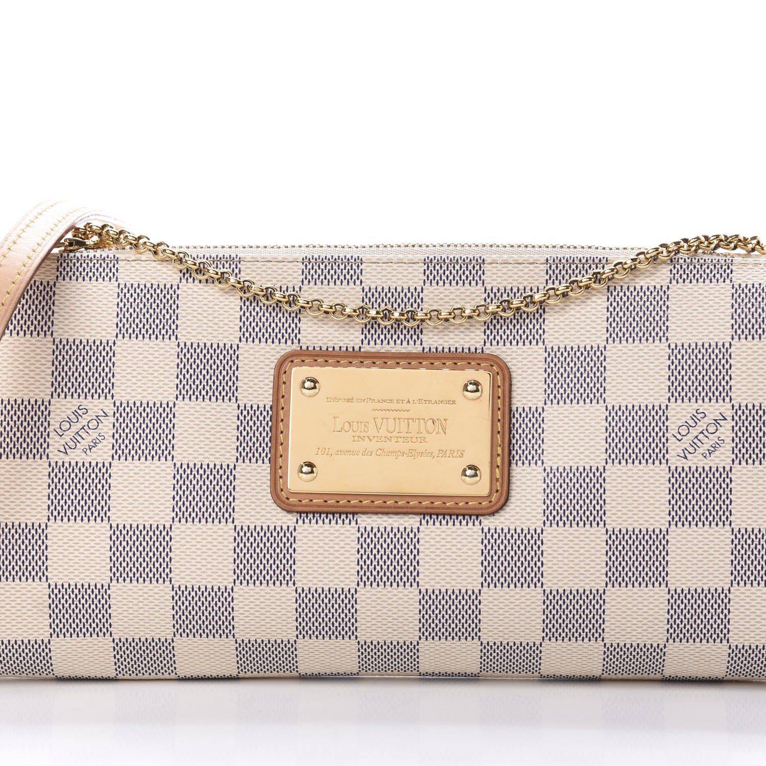 Louis Vuitton Damier Azur Eva Clutch 8 of 10