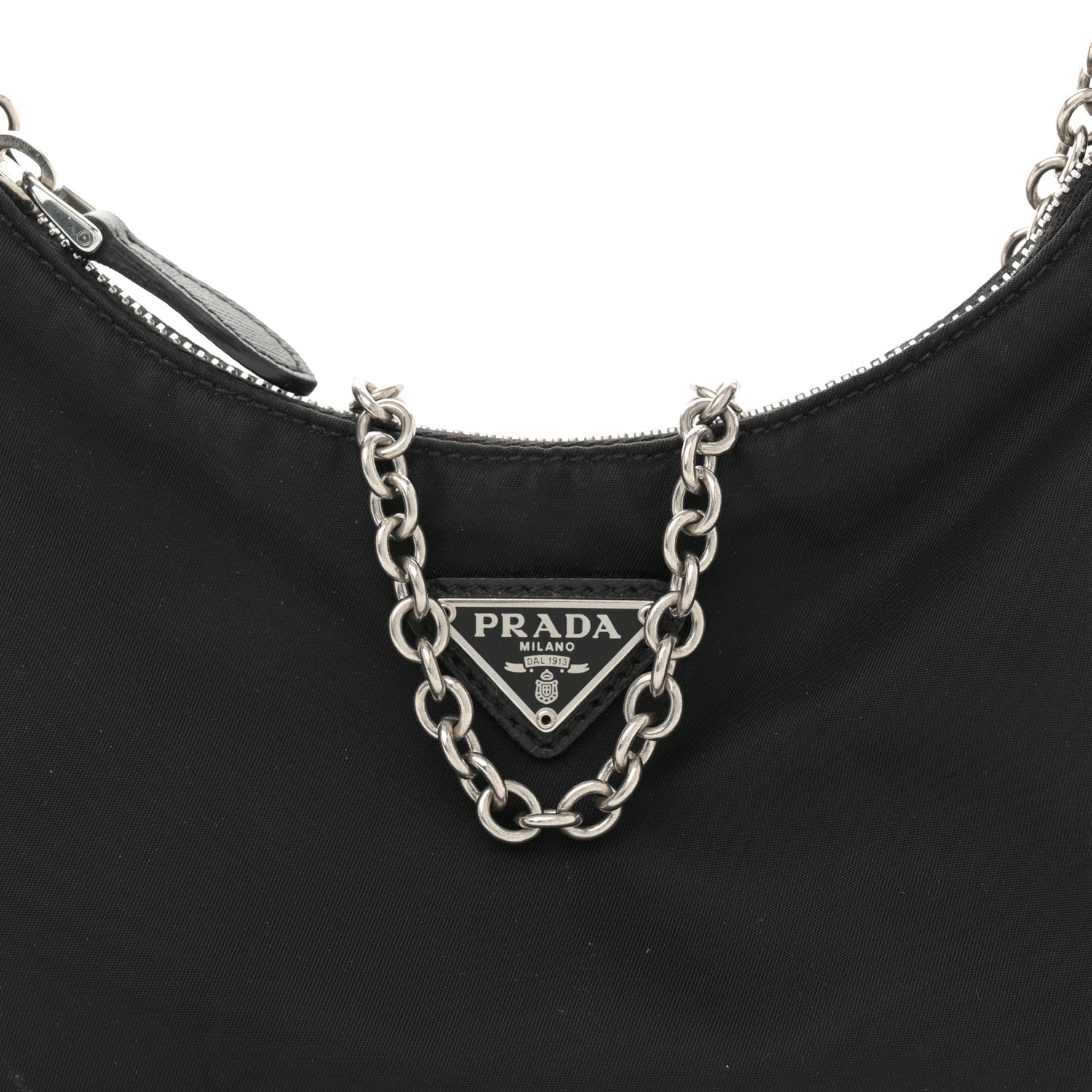 Prada Nylon Re-Edition 2005 Shoulder Bag Black 8 of 11