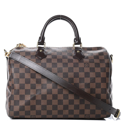 Louis Vuitton Damier Ebene Speedy Bandouliere 30 1 of 20