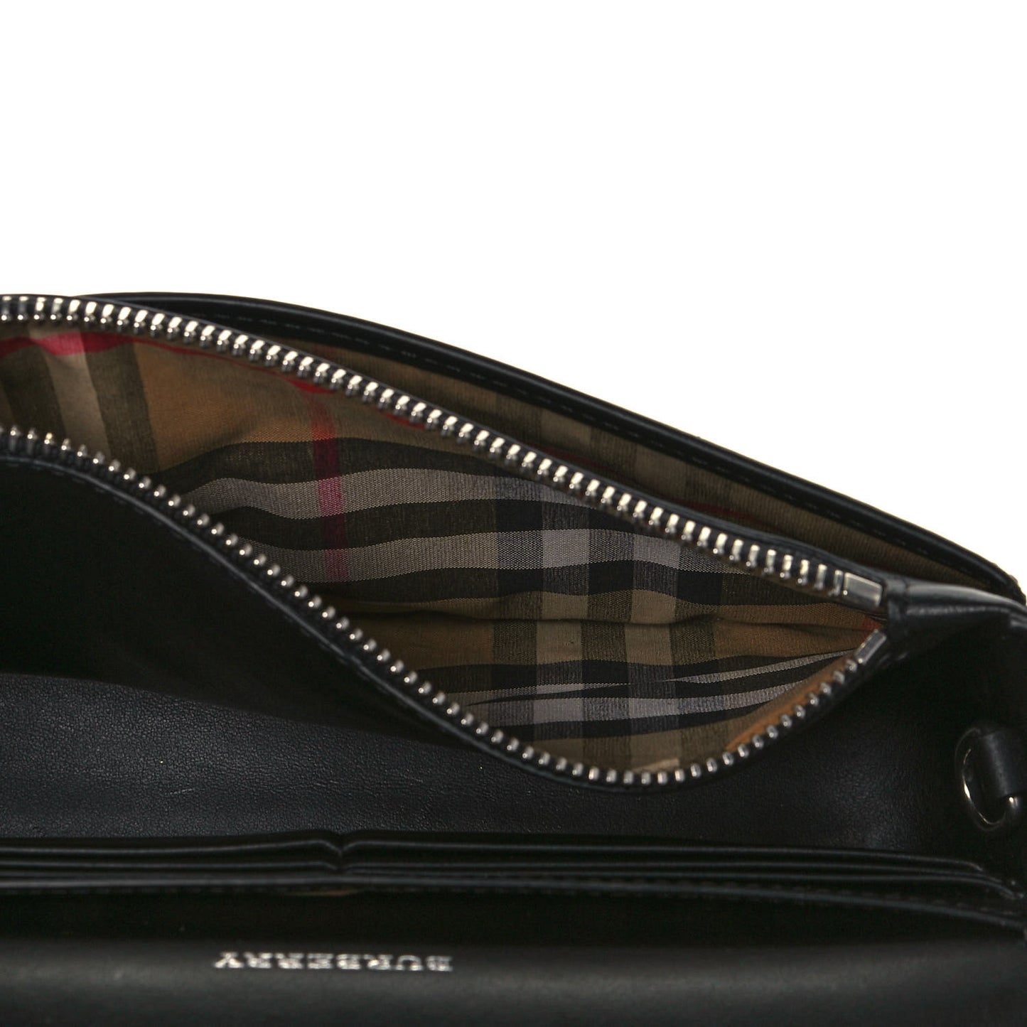 Calfskin Perforated Logo Hampshire Crossbody Black