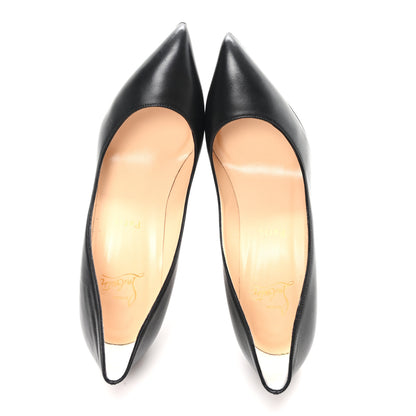 Christian Louboutin Shiny Nappa Pigalle Follies 85 Pumps 38 Black 2 of 10