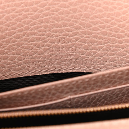 Gucci Dollar Calfskin Mini GG Marmont Chain Wallet Perfect Pink 6 of 11
