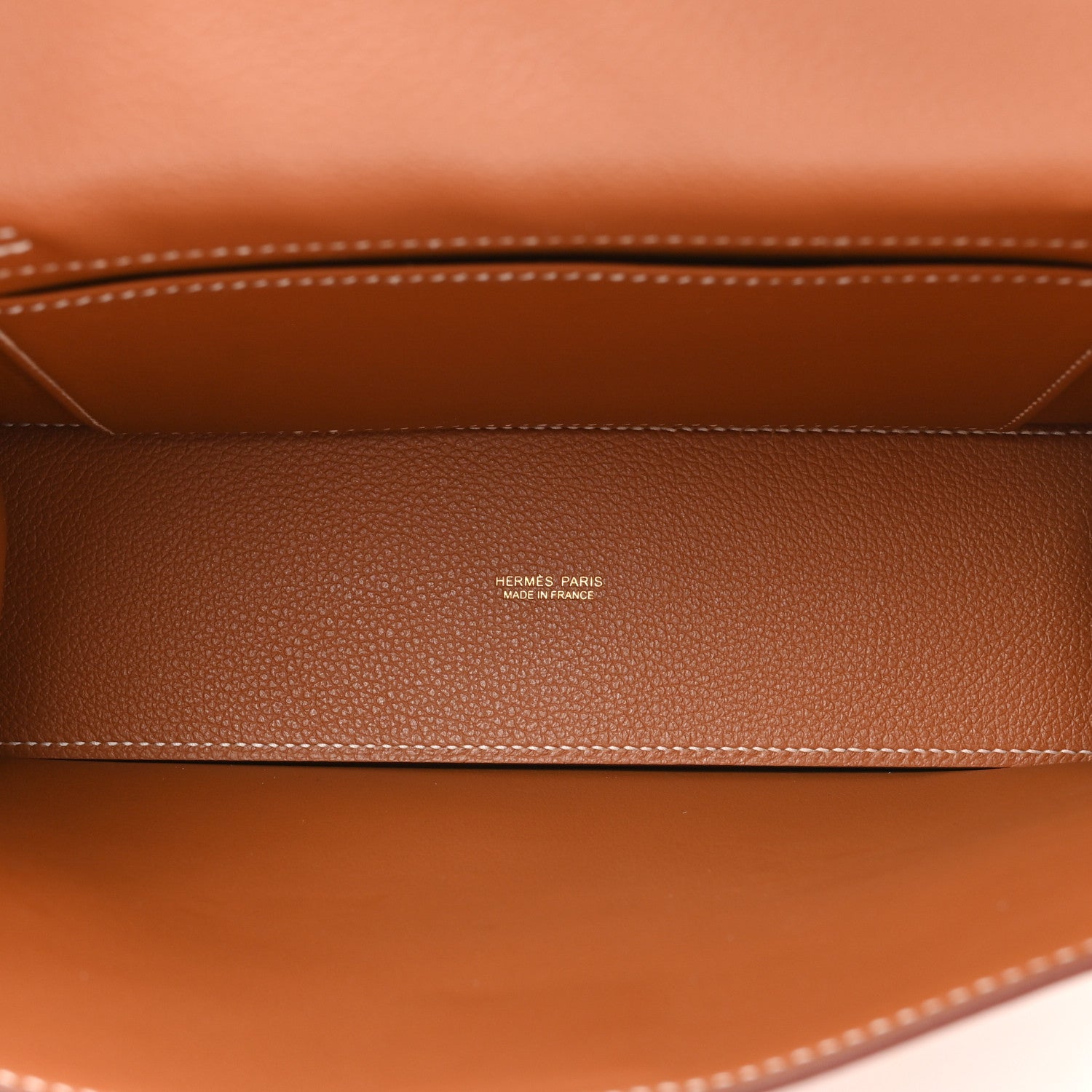 Hermes Evercolor Kelly Danse II Belt Bag Gold 5 of 12