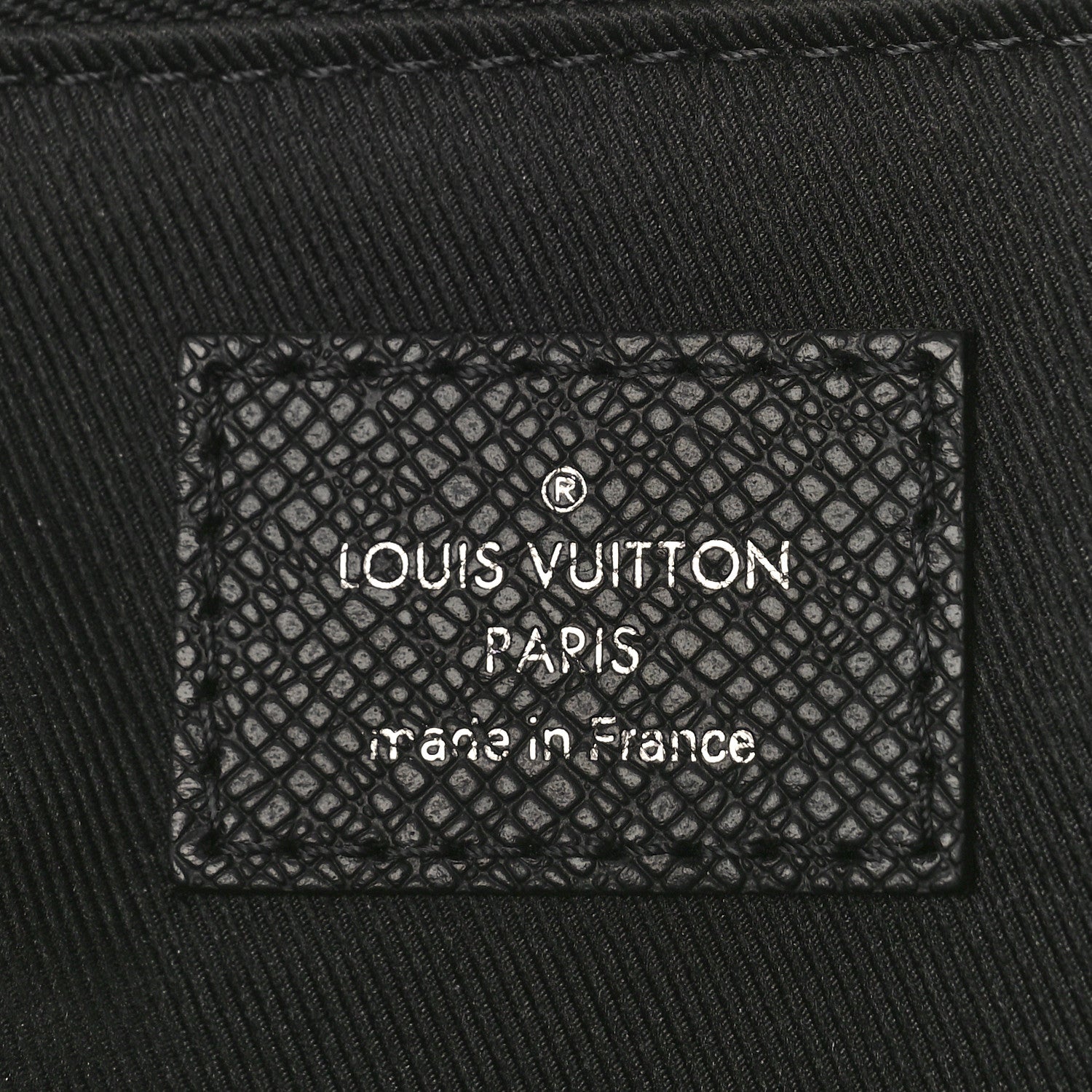 Louis Vuitton Taiga Slim Briefcase Black 6 of 8
