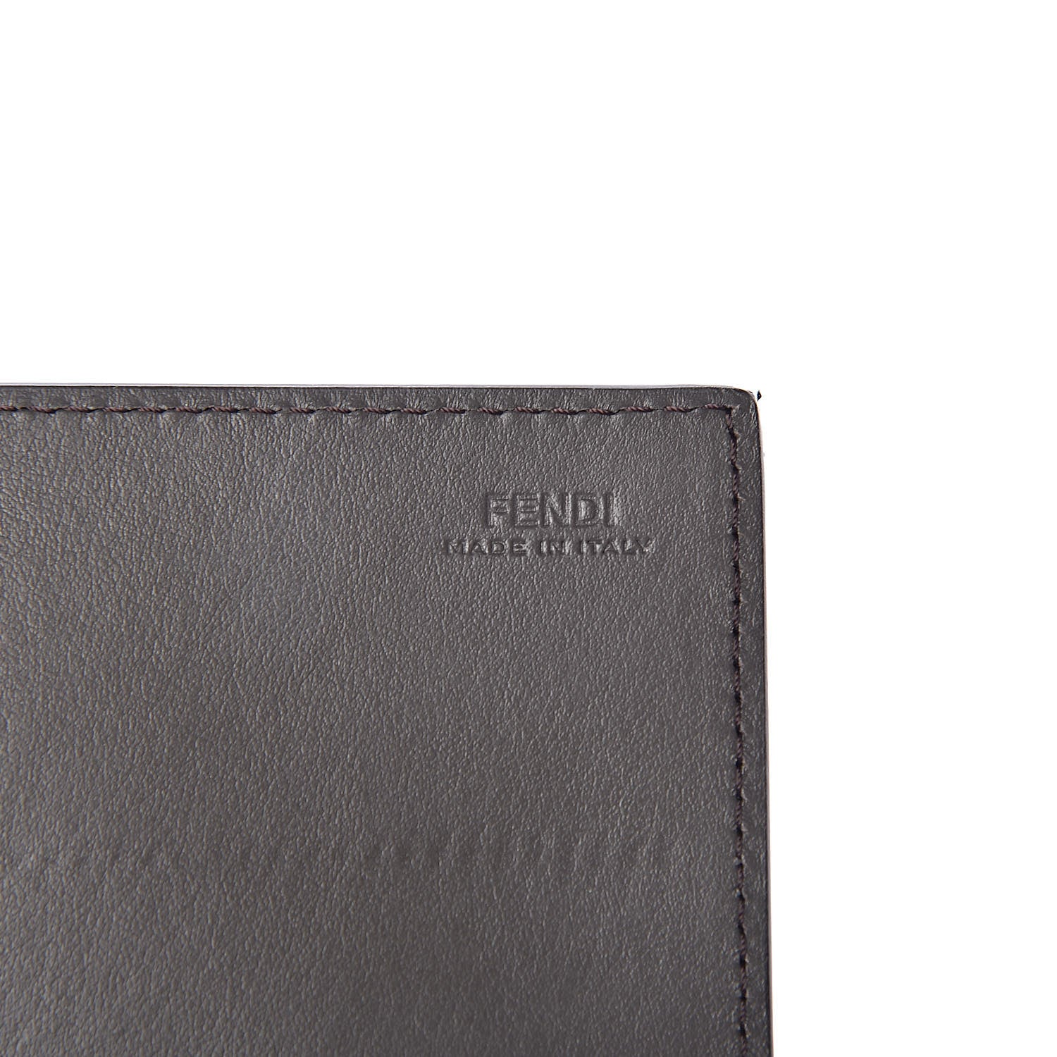 Fendi Vitello Liberty Century Lucido By The Way Continental Wallet On Chain Carbone 6 of 14