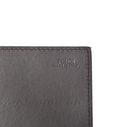 Fendi Vitello Liberty Century Lucido By The Way Continental Wallet On Chain Carbone 6 of 14