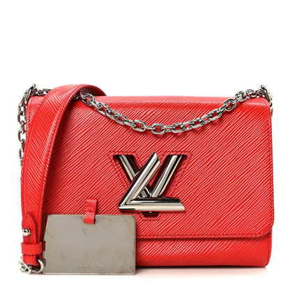 Louis Vuitton Epi Twist Shoulder Bag MM Coquelicot 3 of 11