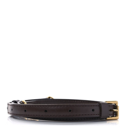 Louis Vuitton Calfskin 16mm Adjustable Shoulder Strap Brown 2 of 3