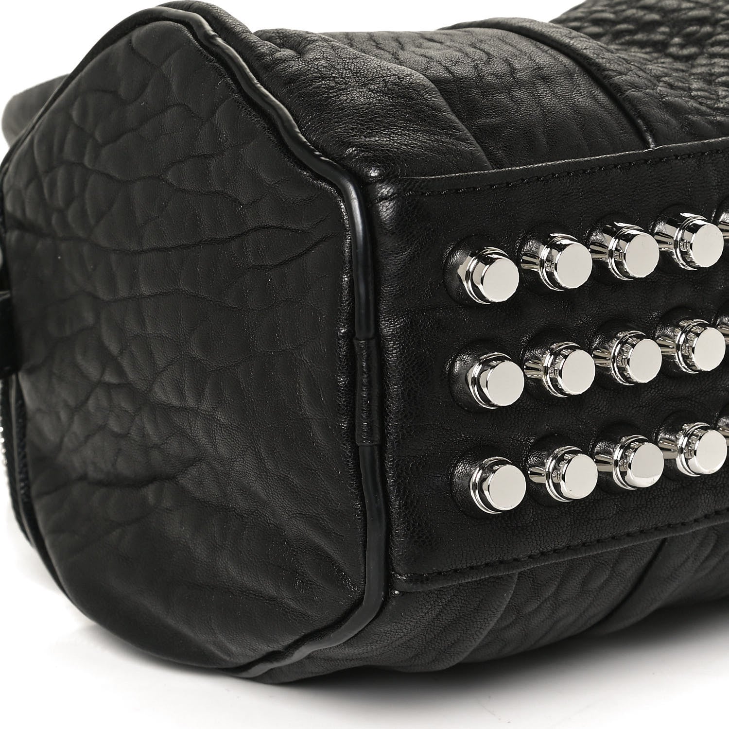 Alexander Wang Pebbled Lambskin Rockie Black Rhodium Hardware 7 of 8
