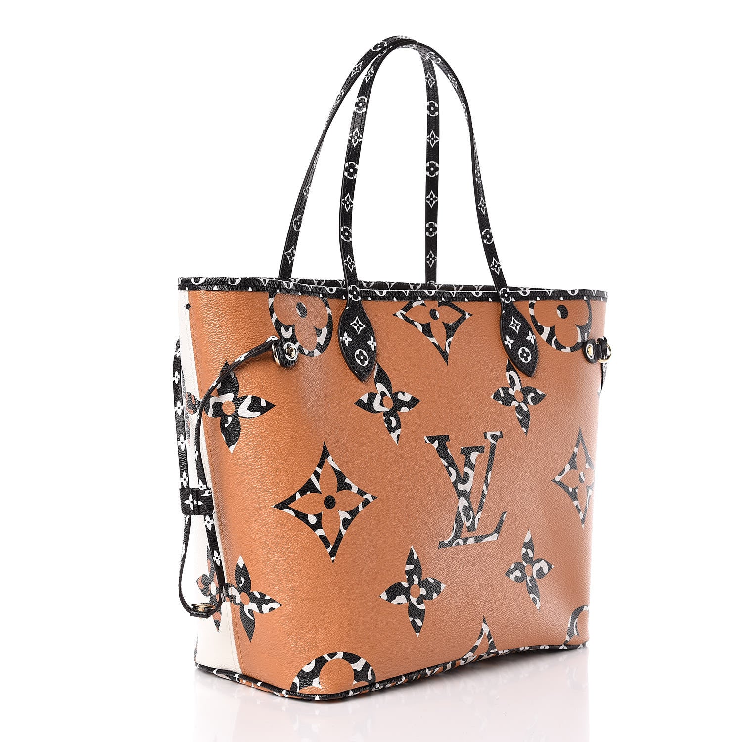 Louis Vuitton Monogram Giant Jungle Neverfull MM Ivory 4 of 11