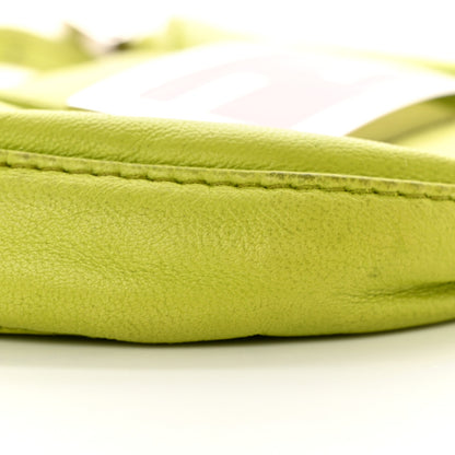 Fendi Nappa Mini Half Moon Baguette Green 8 of 12
