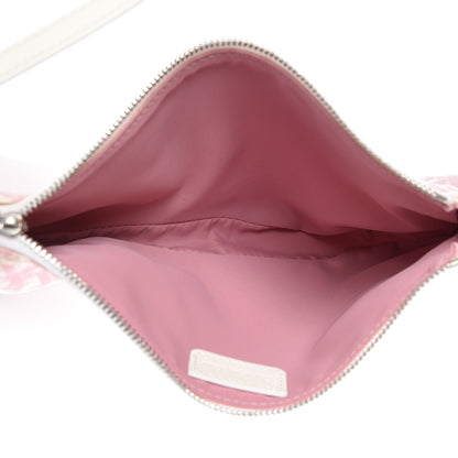 Christian Dior Monogram Mini Saddle Pochette Pink 5 of 17