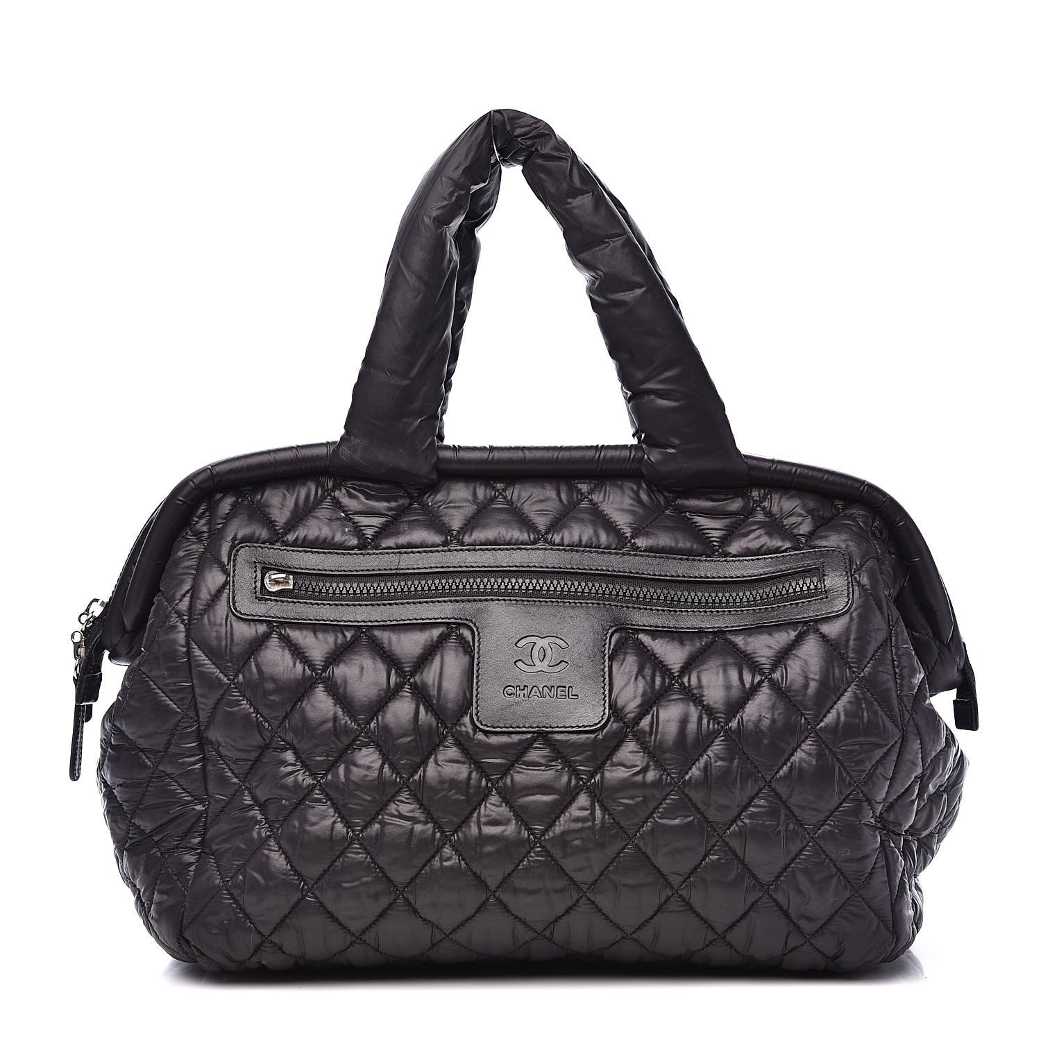 Chanel Nylon Coco Cocoon Bowler Black 1 of 15