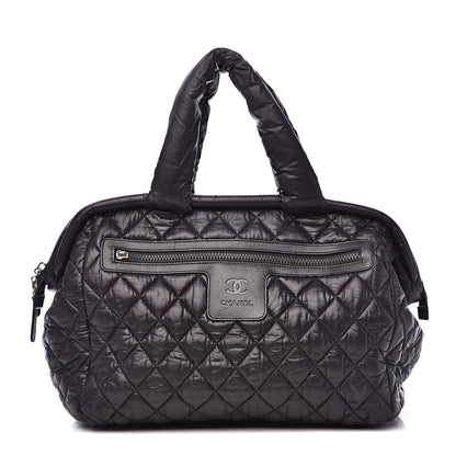 Chanel Nylon Coco Cocoon Bowler Black 1 of 15
