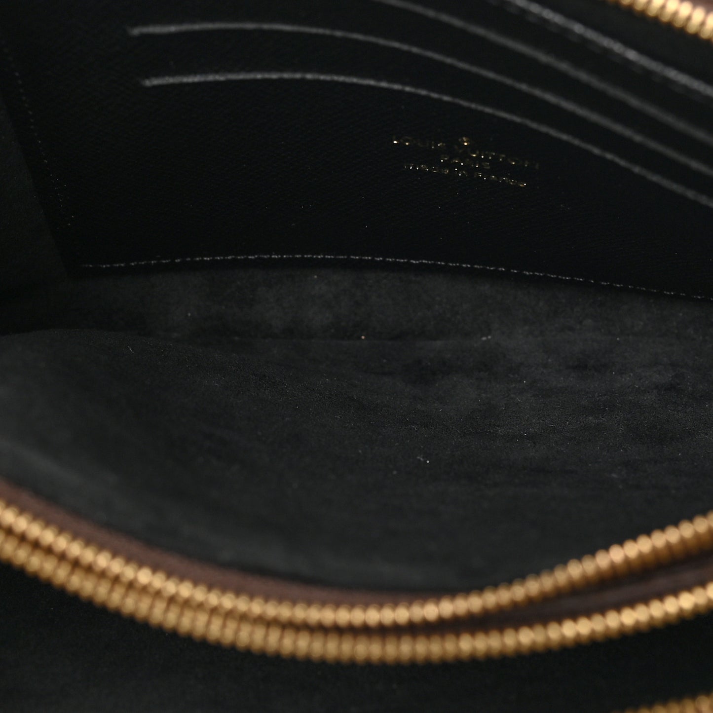 Reverse Monogram Giant Double Zip Pochette