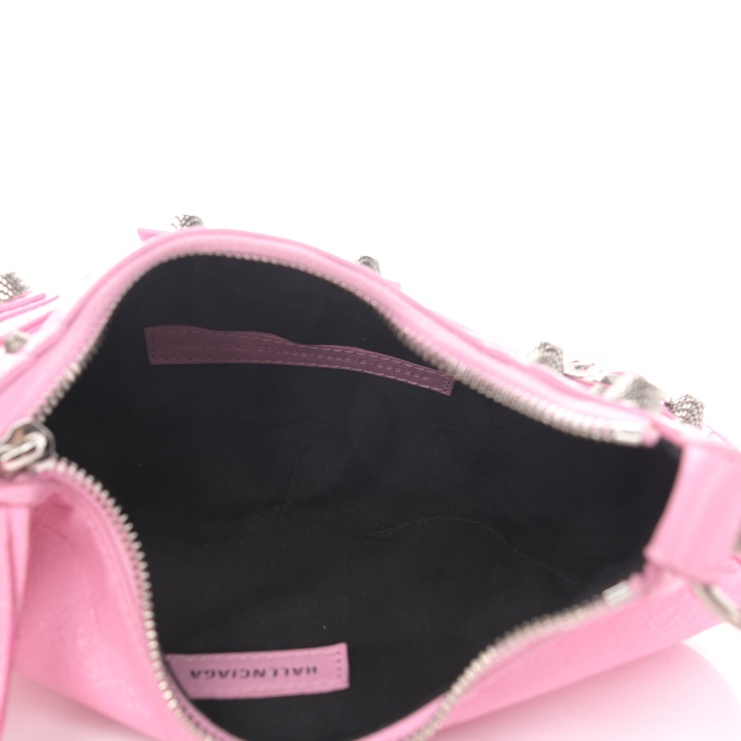 Agneau Arena Le Cagole Shoulder Bag XS Candy Pink