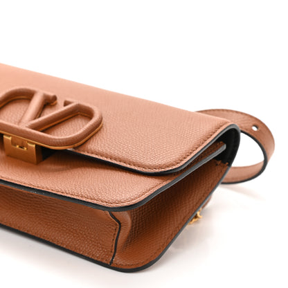 Valentino Garavani Grainy Calfskin VSling Belt Bag Saddle Brown 7 of 7