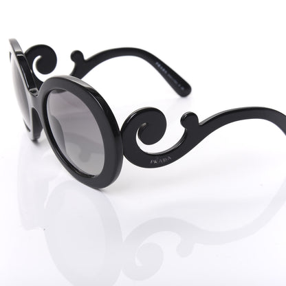 Prada Baroque Sunglasses SPR 27N Black 6 of 7
