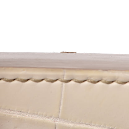 Hermes Matte Niloticus Crocodile Himalaya Birkin 30 Blanc 19 of 56