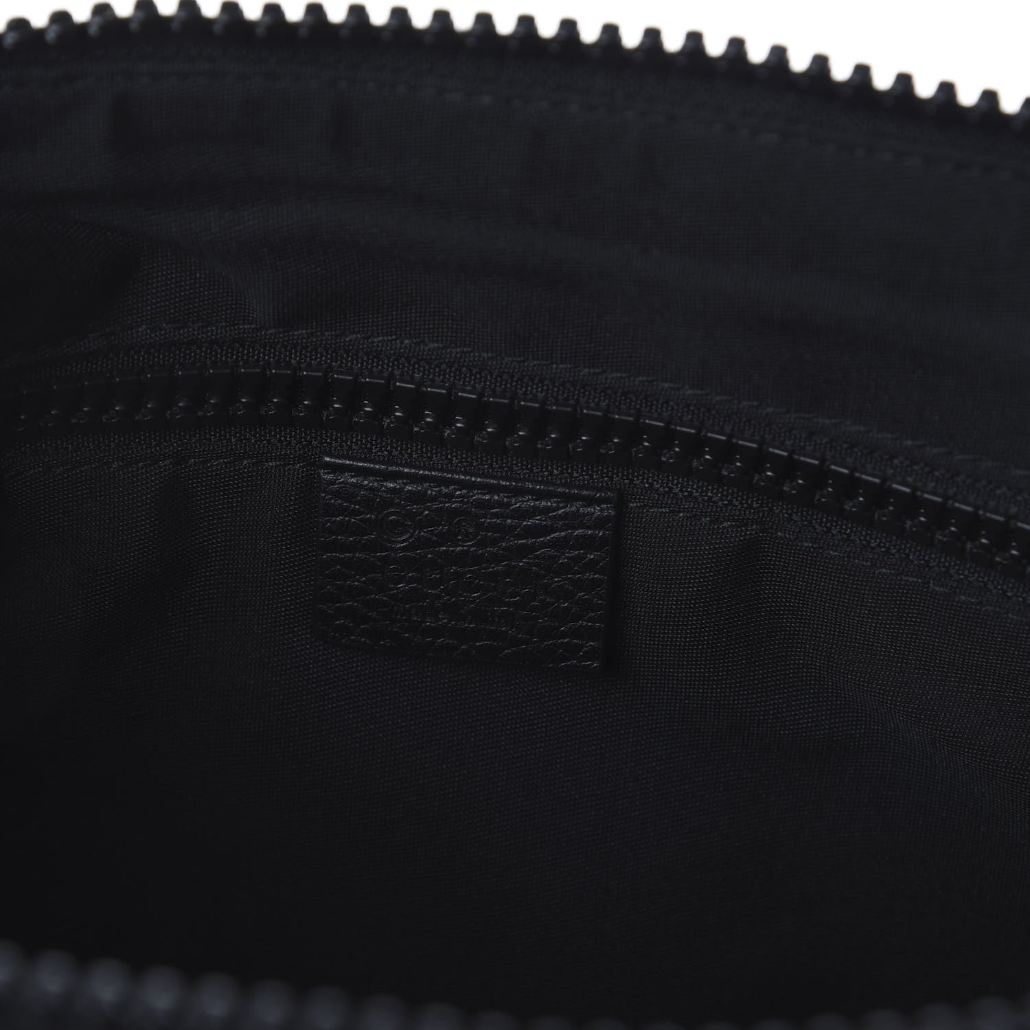 Gucci Nylon Monogram Medium Flat Messenger Bag Black 7 of 8