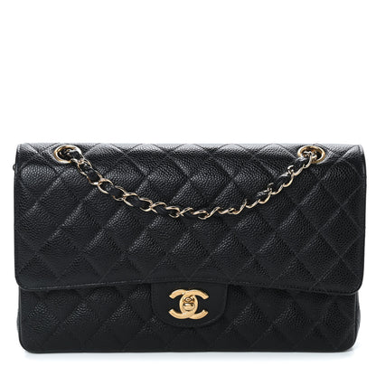 Chanel Caviar Quilted Medium Double Flap Black 1 of 13