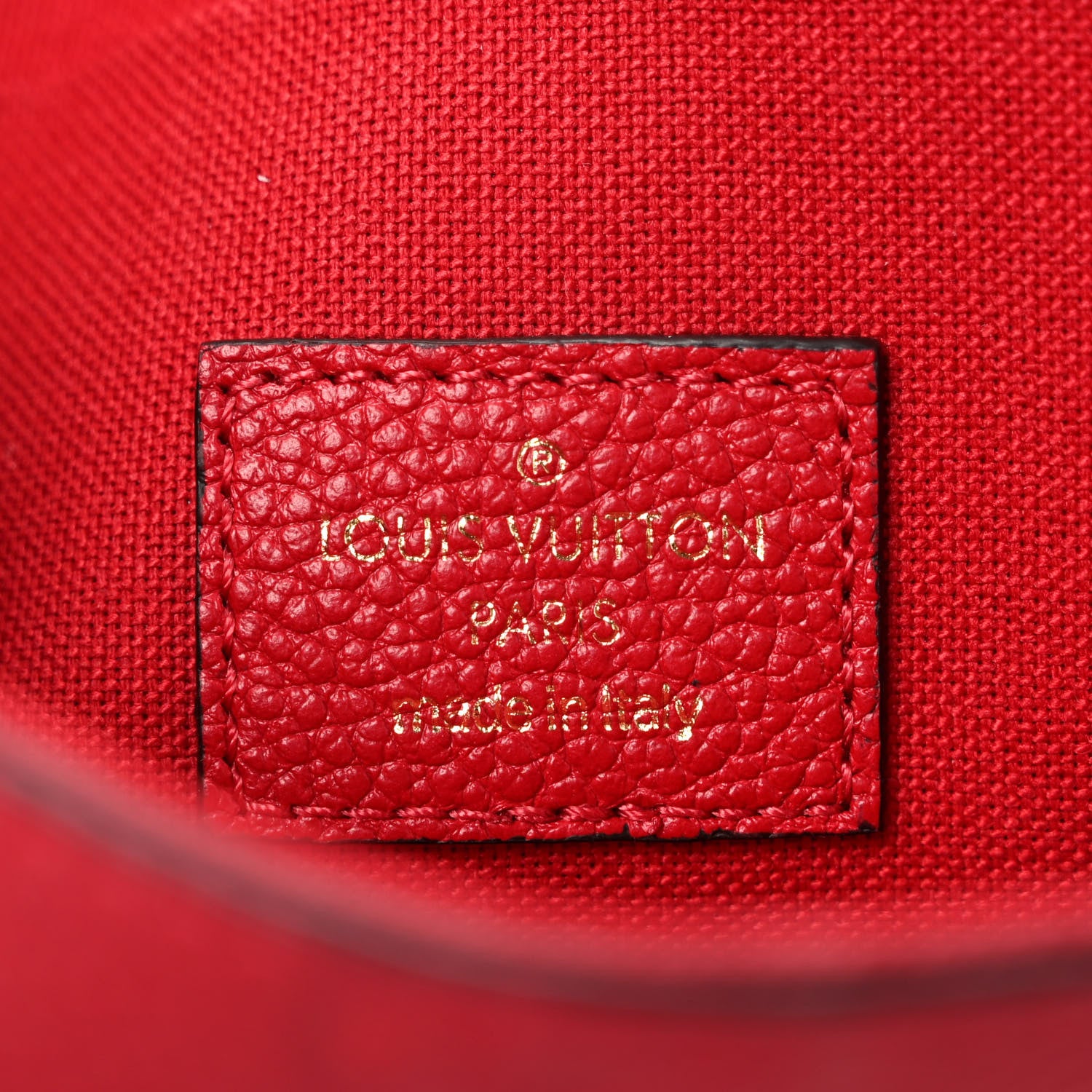 Louis Vuitton Empreinte Pochette Felicie Chain Wallet Scarlet 7 of 10