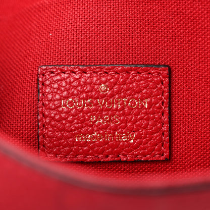 Louis Vuitton Empreinte Pochette Felicie Chain Wallet Scarlet 7 of 10