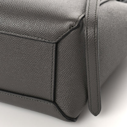 Celine Grained Calfskin Nano Belt Bag Grey 7 of 7