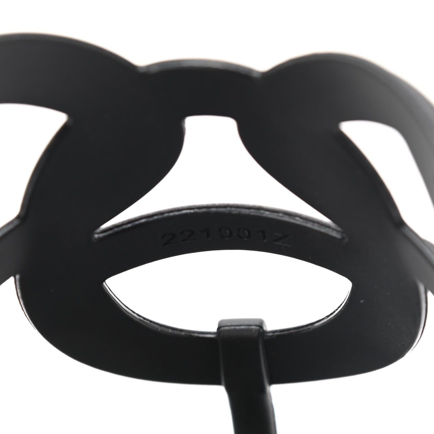 Hermes Rubber Womens Egerie Sandals 37 Black 8 of 8