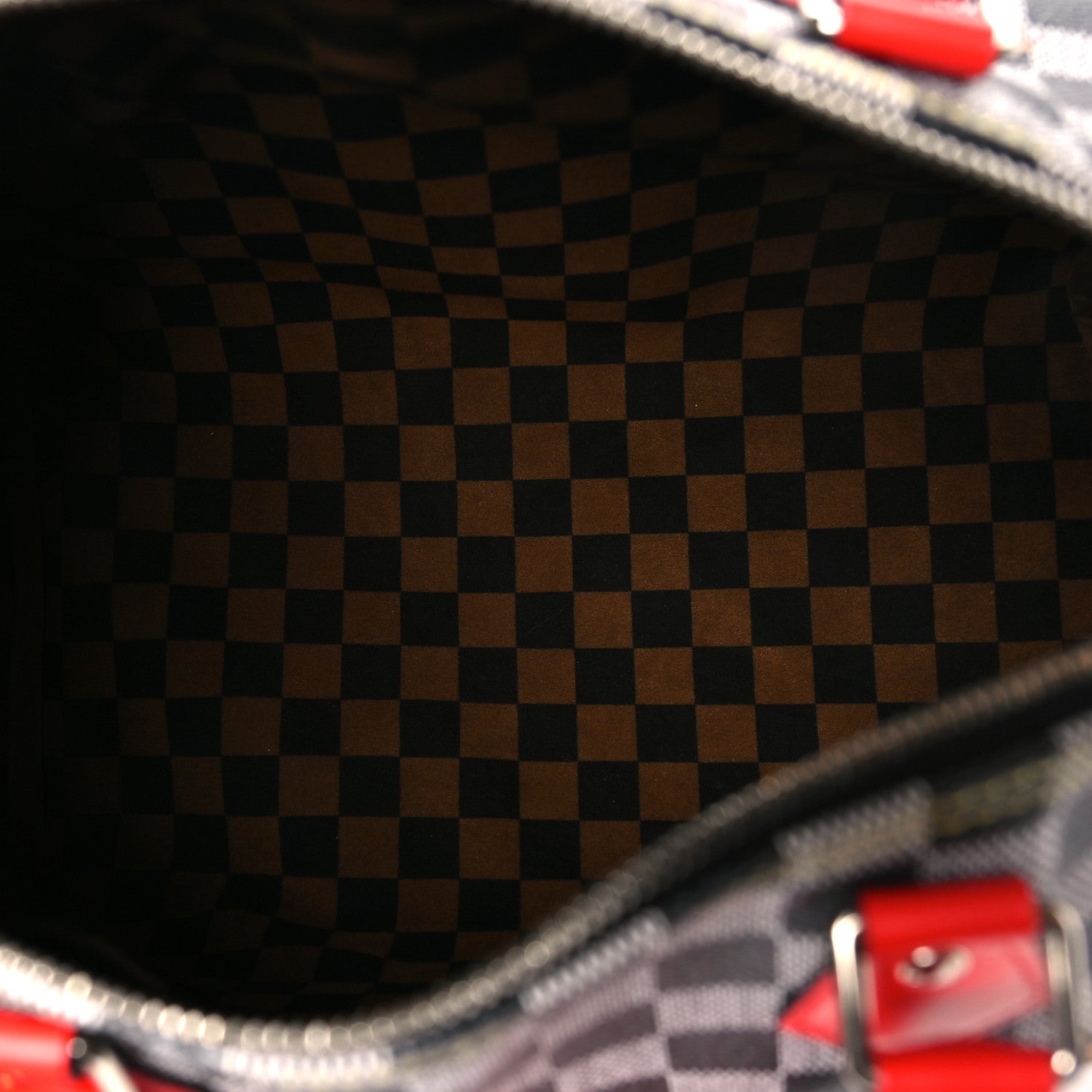Louis Vuitton Damier Speedy Bandouliere 30 Black White 4 of 8