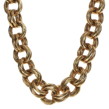 Chanel Chain Short Necklace Gold 1 of 5