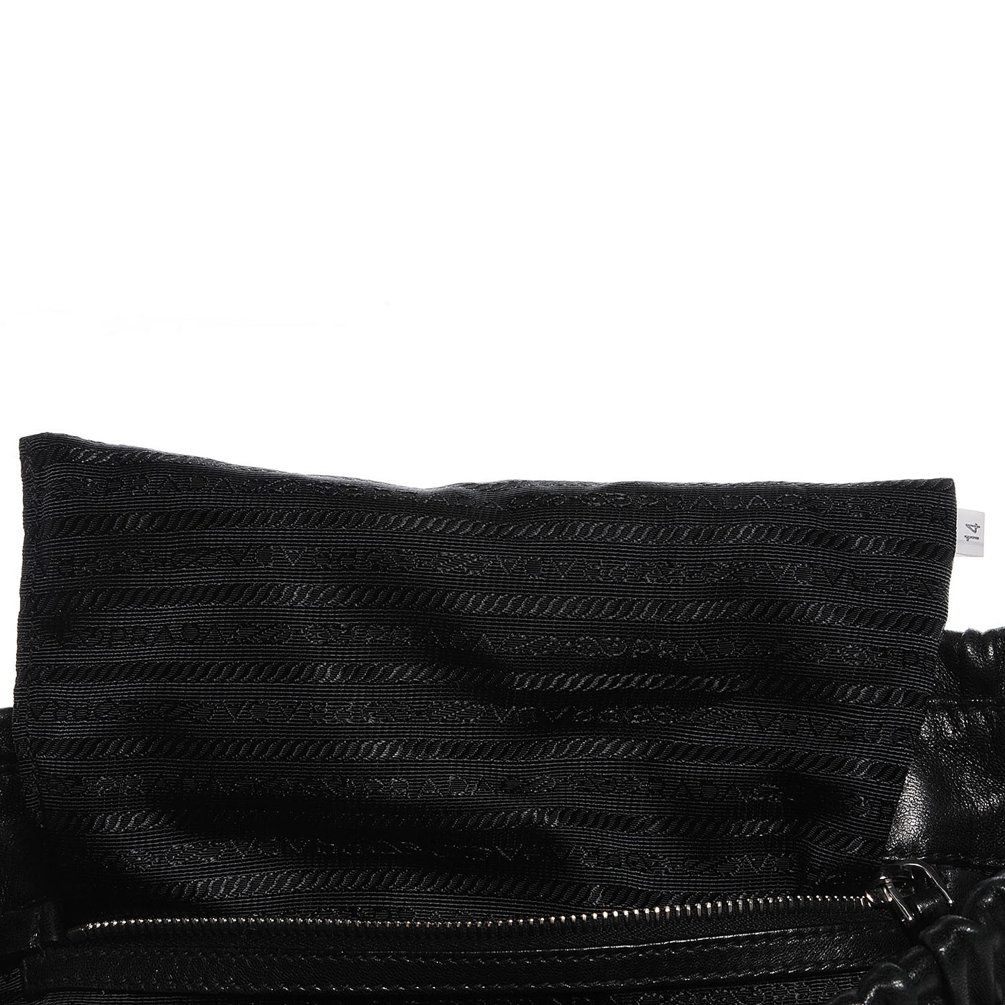 Nappa Gaufre Tote Nero Black