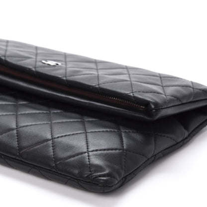 Chanel Lambskin Quilted CC Beauty Clutch Black 7 of 9