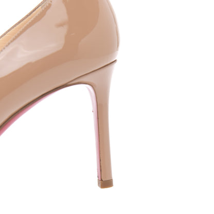 Christian Louboutin Patent New Simple 85 Pumps 36 Nude 9 of 10