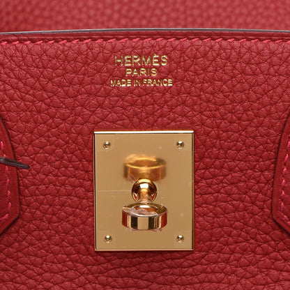 Hermes Togo Birkin 30 Rouge Garance 16 of 34