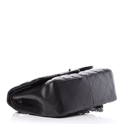 Chanel Lambskin Quilted Jumbo Double Flap Black 4 of 13