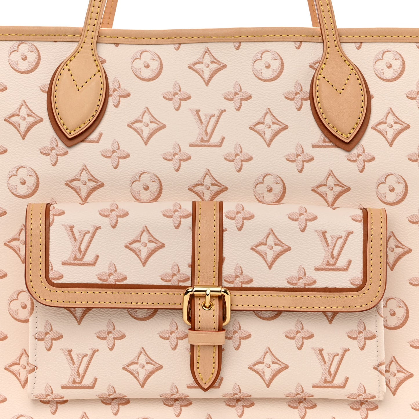 Monogram Fall For You Neverfull MM Beige Clair