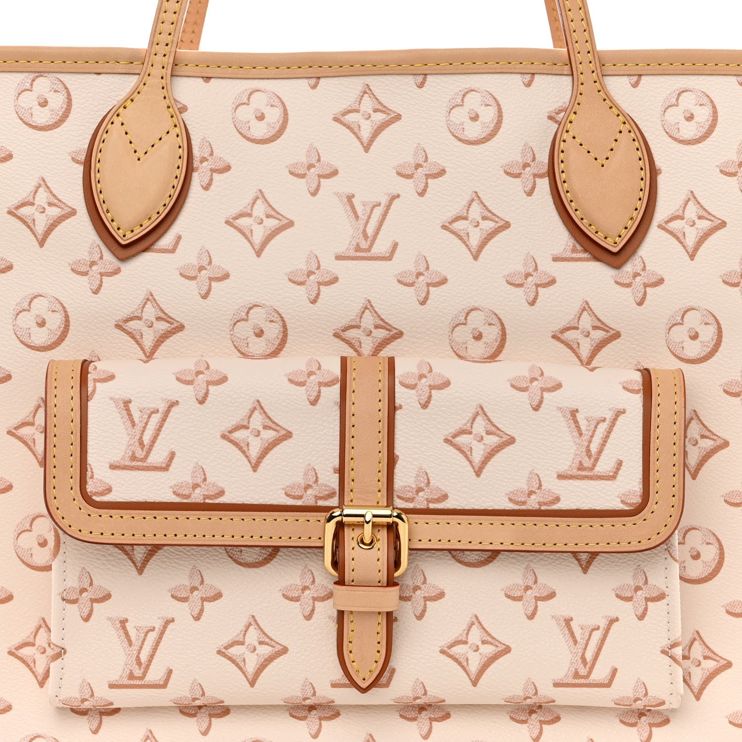 Louis Vuitton Monogram Fall For You Neverfull MM Beige Clair 8 of 10