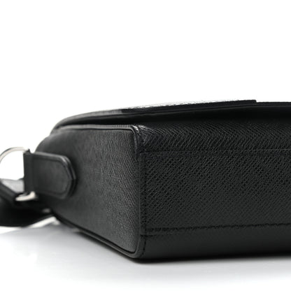 Louis Vuitton Taiga New Flap Messenger Black 5 of 12