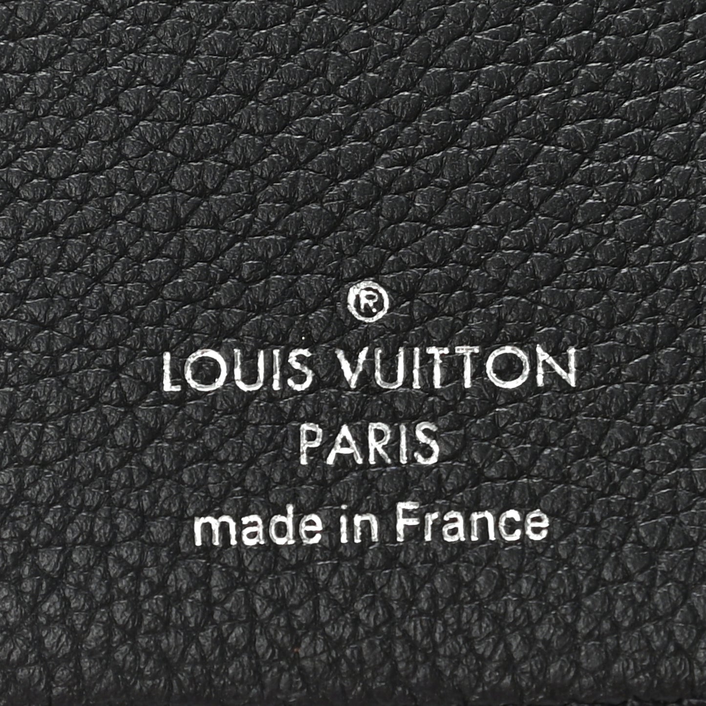 Soft Calfskin My Lockme Compact Wallet Black