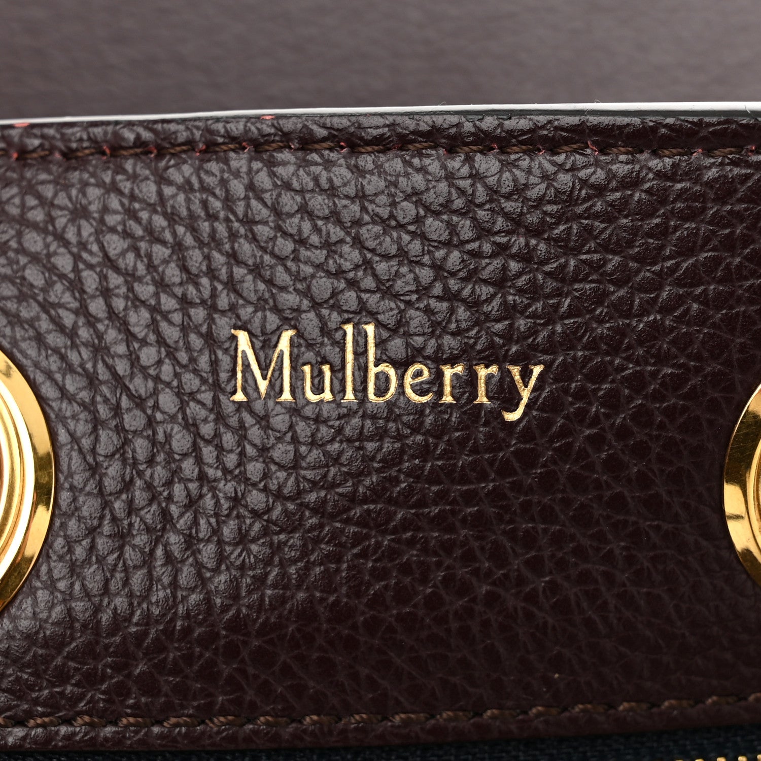 Mulberry Small Classic Grain Small Hampstead Oxblood 6 of 12